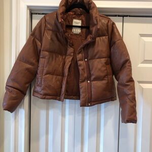 Abercrombie & Fitch Chestnut Puffer Jacket